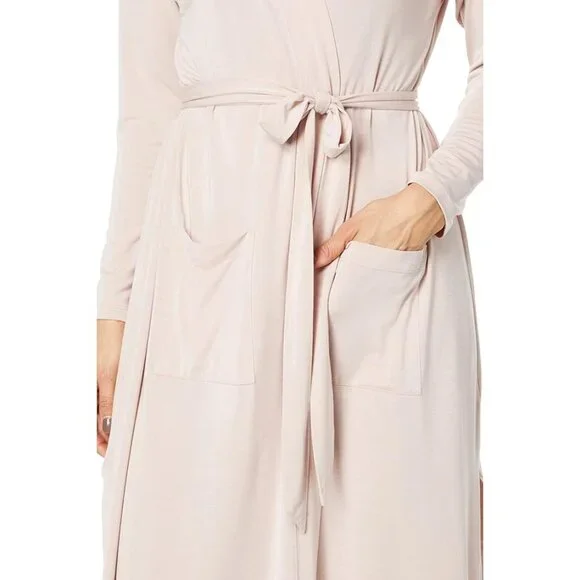 Barefoot Dreams Luxe Milk Jersey Duster Robe Faded Rose Small/Medium NWT
